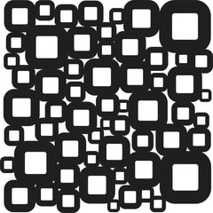 TCW154 Retro Squares Stencil