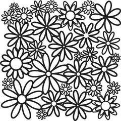 TCW155 Daisy Cluster Stencil