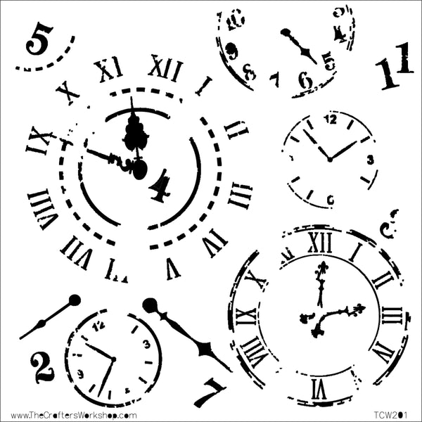 TCW201 Time Travel Stencil