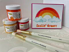 TCW6069 Layered A2 Rainbow Vibes Stencil